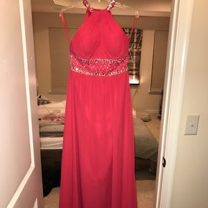 Formal Pink Coral Gown